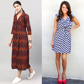 Chevron Prints: Transforming Dresses with Vibrant Patterns Chevron Prints: Transforming Dresses with Vibrant Patterns