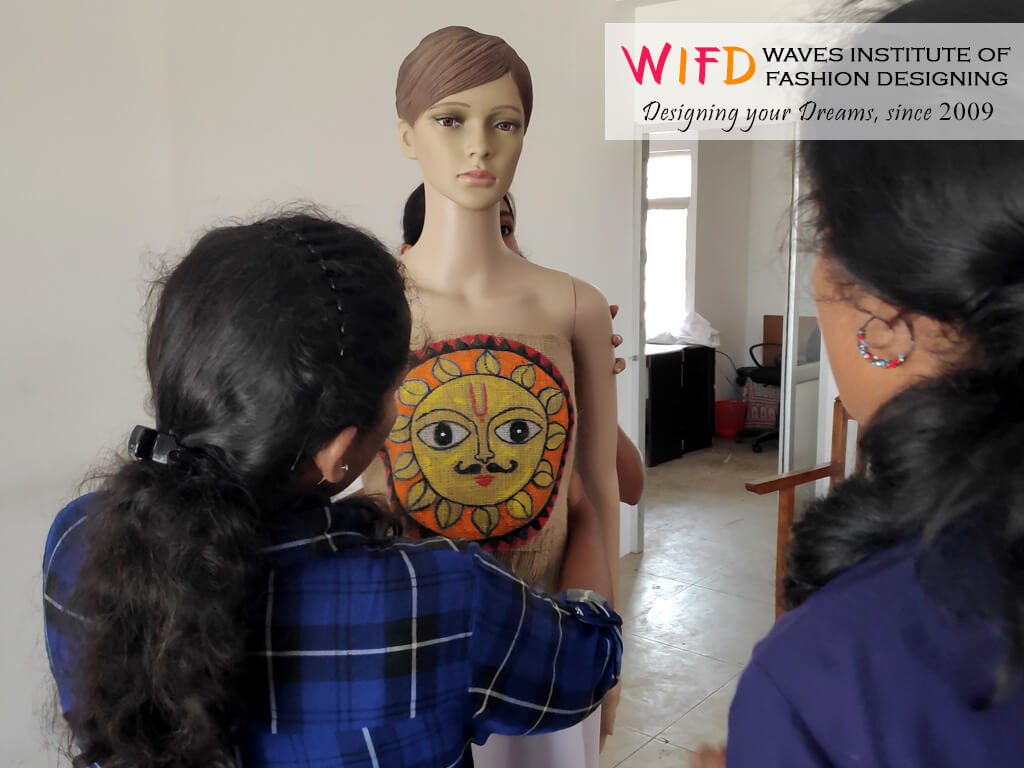 Mannequin Draping Photos by Chavara 2019-20 batch - 12