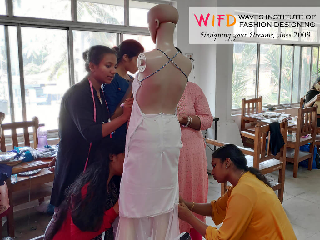 Mannequin Draping Photos by Chavara 2019-20 batch - 24