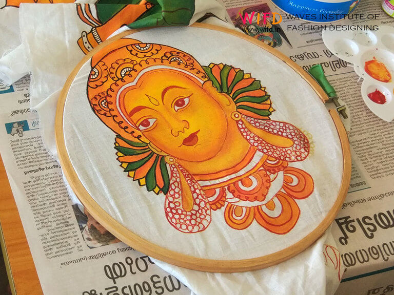 Fabric Mural Painting 2018 - 16 Fabric Mural Painting 2018 - 16
