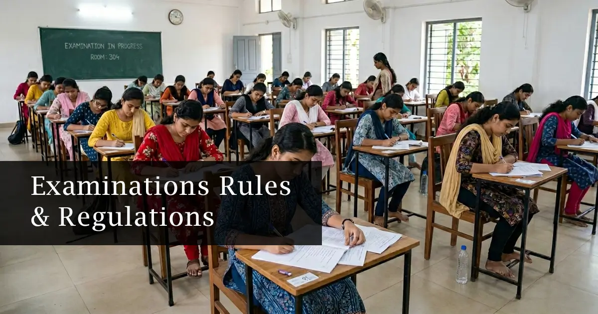 Examination Rules & Regulations for Fashion Design Students