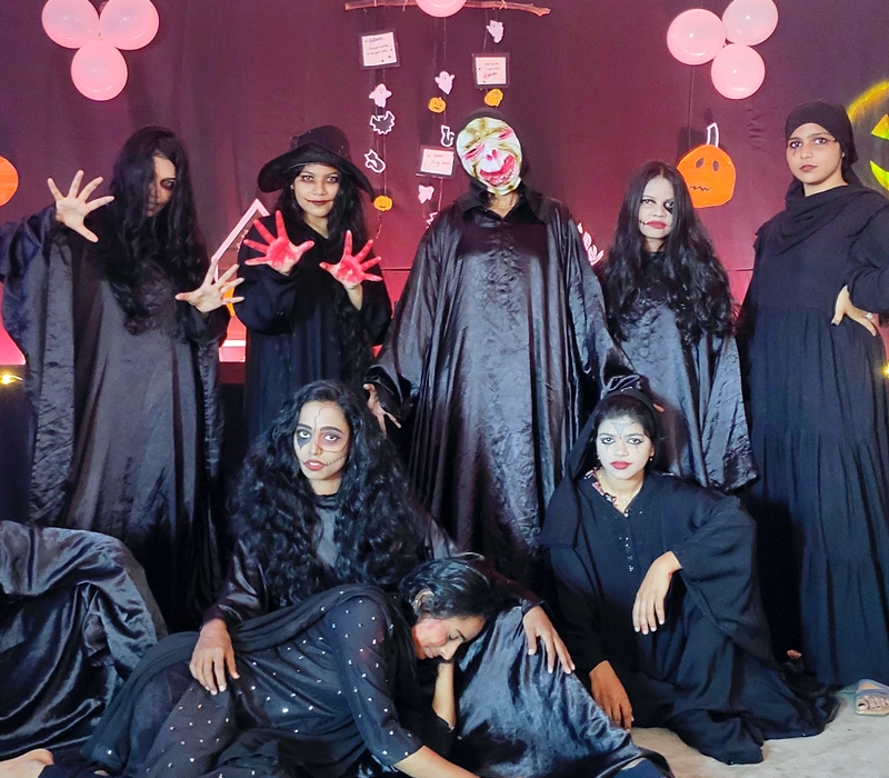 Halloween Day Celebration by Fashion Design Students at Waves Institute of Fashion Designing