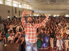 Actor Arjun Ashokan visits Providence College