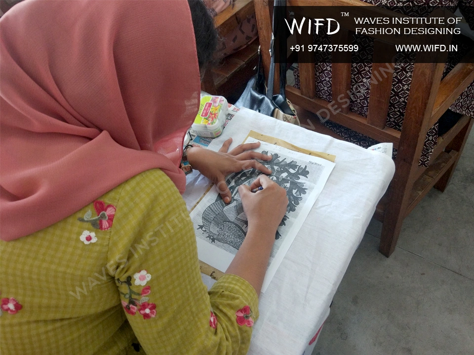 Liquid Embroidery Workshop - Creative Designing Without Needle and Thread - 2017